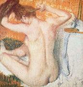 Edgar Degas La Toilette painting